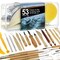 Pottery & Clay Tools Set (53-Piece) - Includes Pottery Tools, Canvas Case for Sculpting, Ceramics, and Easy Storage & Transport